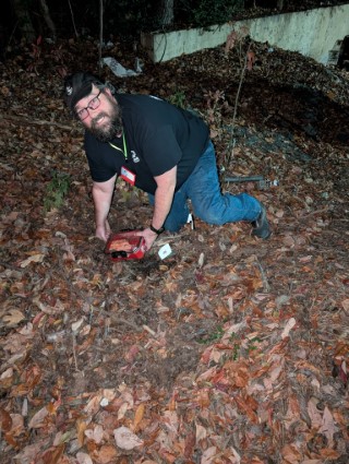 Treasure found at night at PhreakNIC